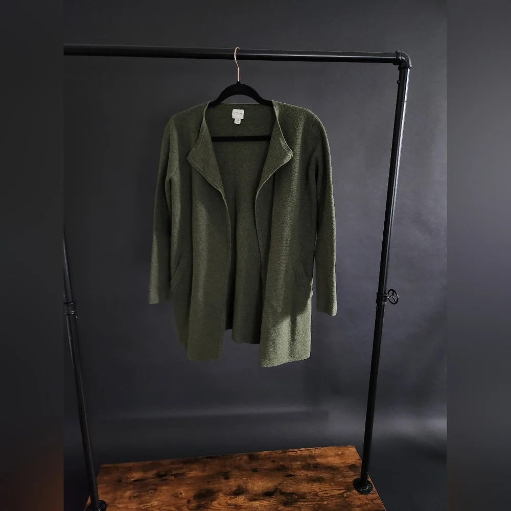 J.Crew‎ Green Vanessa Sweater Jacket Size XS